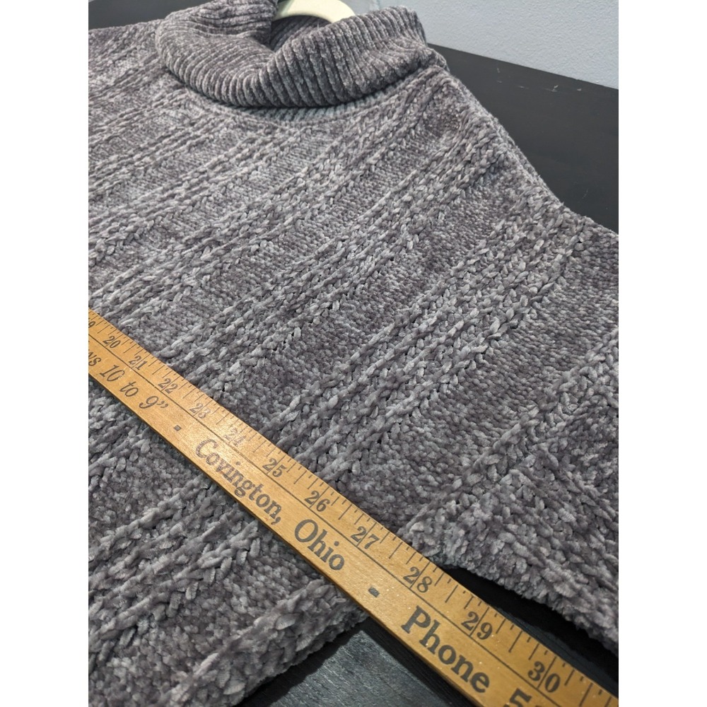 Zenana Outfitters Sweater Soft Cozy Chunky Cable Knit Cowl Neck Preppy Women XL - Picture 7 of 10